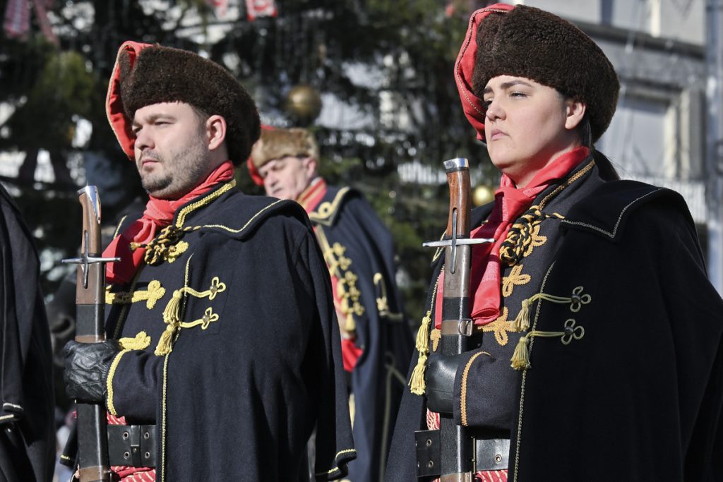 Foto projekt 365 01-01-2026 Smjena straže počasne satnije Kravata pukovnije u Zagrebu