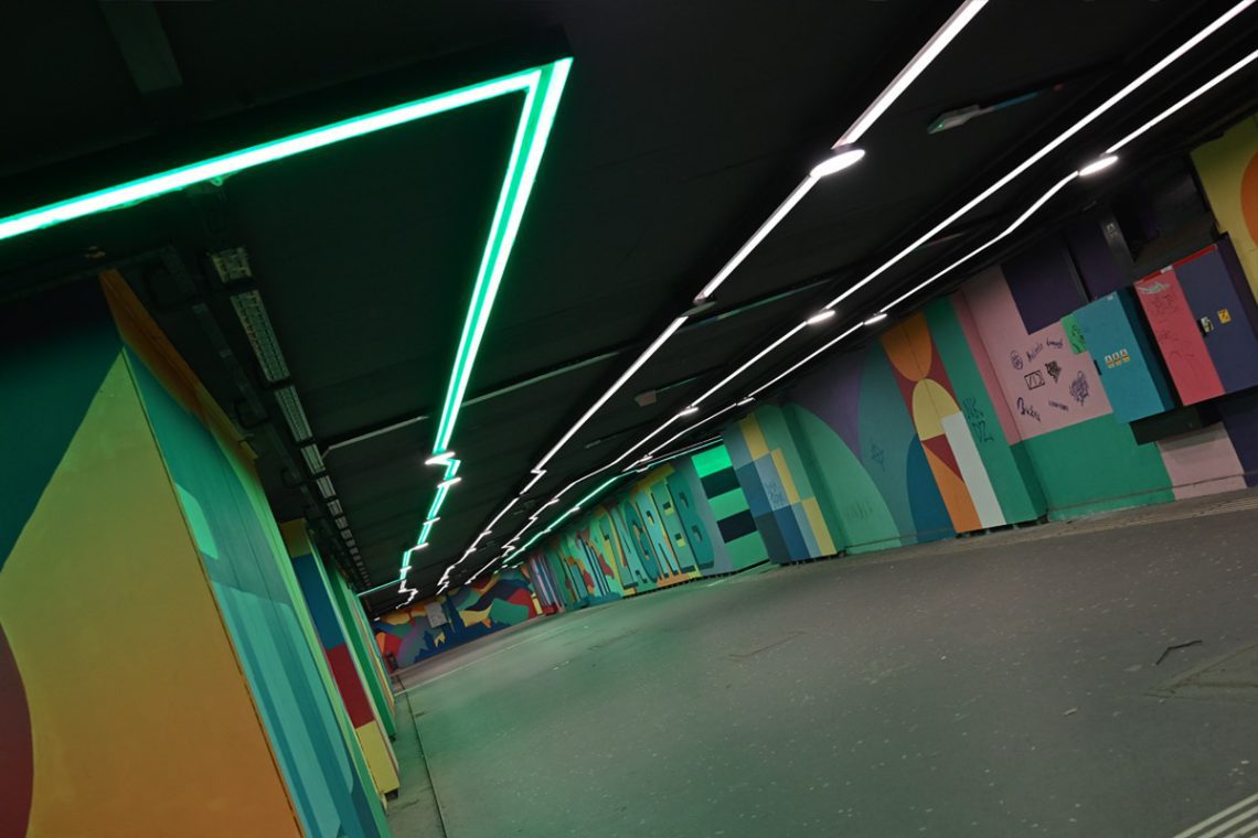 Šareni pothodnik u Novom Zagrebu