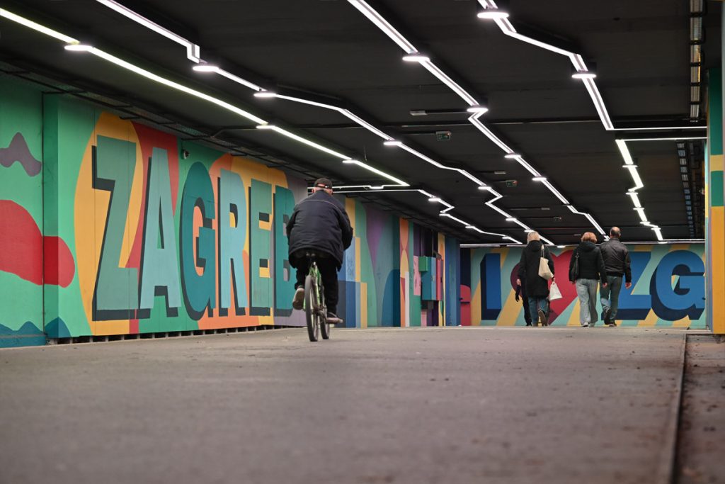 Šareni pothodnik u Novom Zagrebu