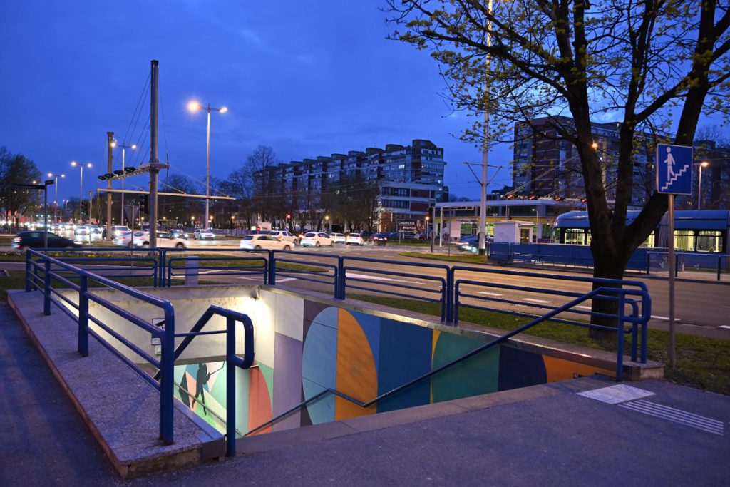 Šareni pothodnik u Novom Zagrebu