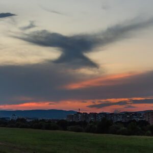 Neobičan oblak iznad Save