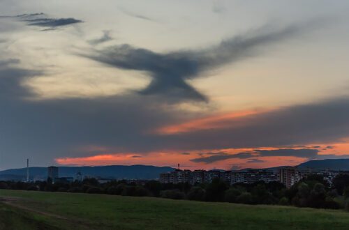 Neobičan oblak iznad Save