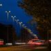 Duga ekspozicija i ICM noćna fotografija ulične rasvjete i prometa u Zagrebu