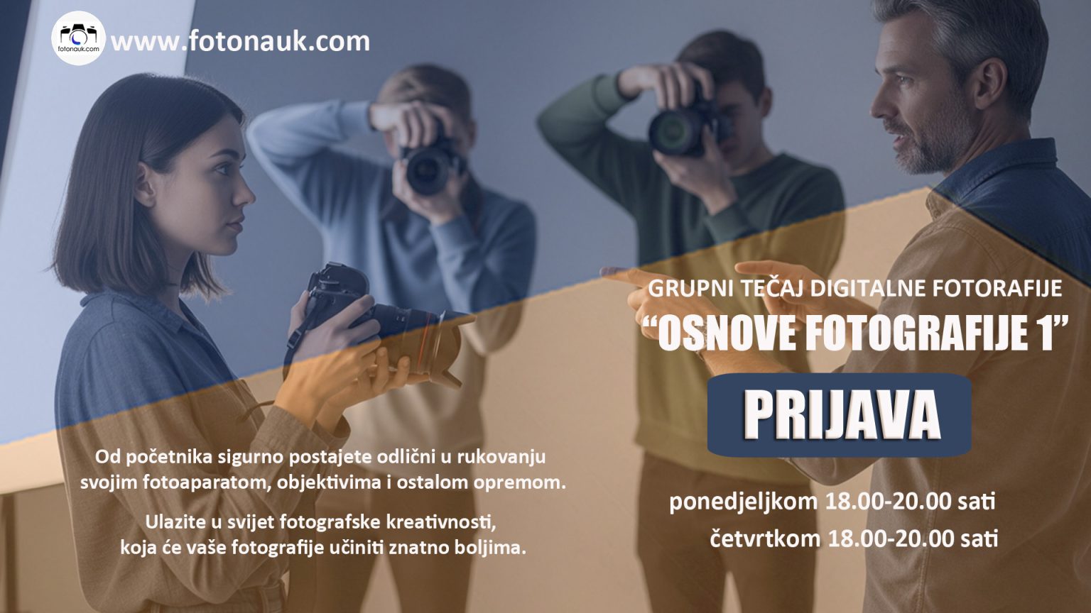 fotonauk grupni tečaj digitalne fotografije Osnove fotografije1