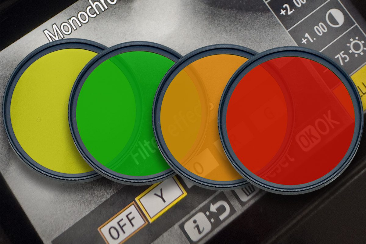 Fotonauk kolor filteri u crno bijeloj fotografiji