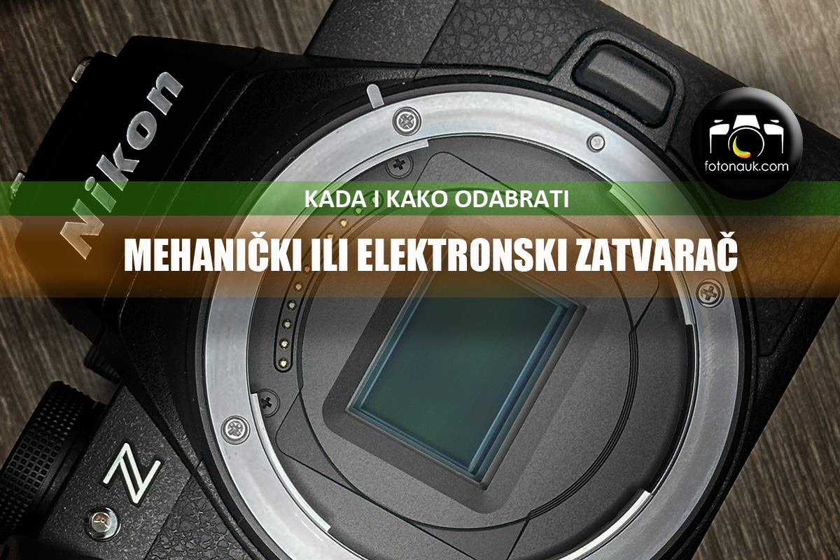 fotonauk elektronski i mehanički zatvarač