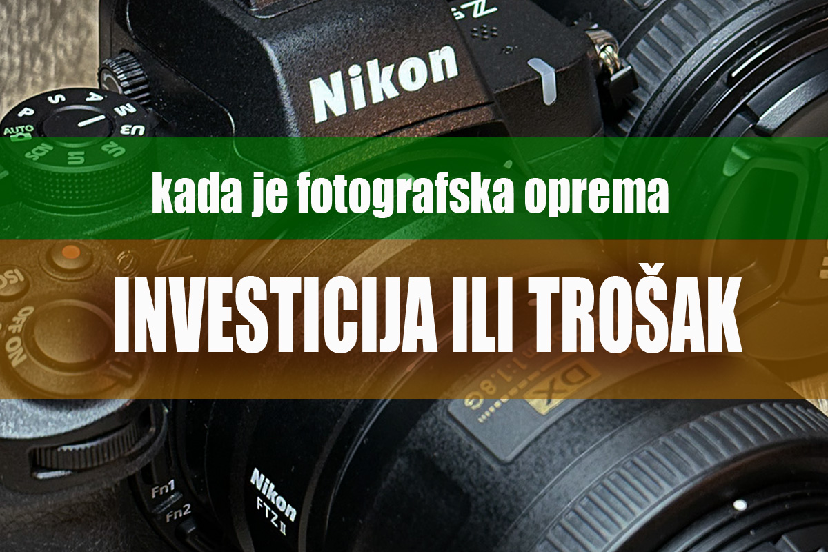 Fotonauk investicija i trošak foto opreme