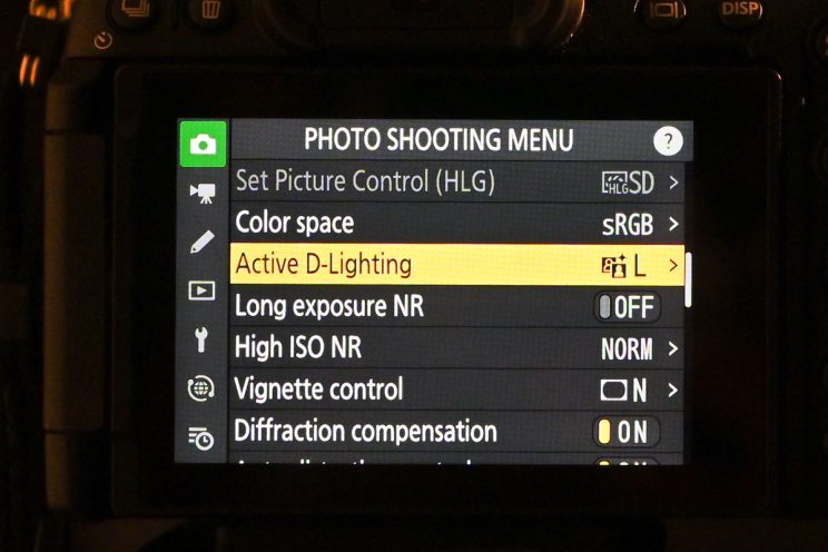 Nikon Aktive D-Lighting