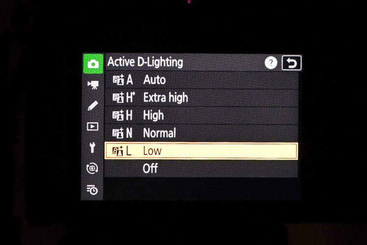 Nikon Aktive D-Lighting