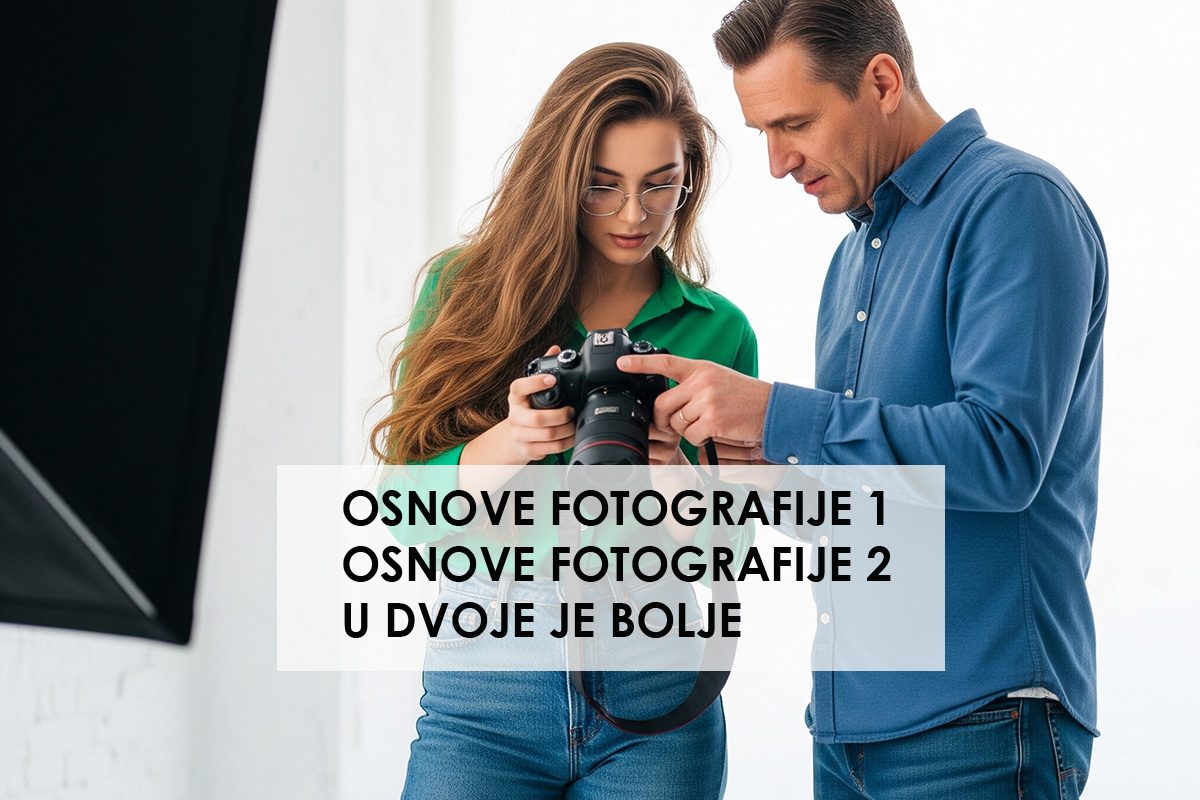 Fotonauk individualni tečajevi fotografije, Osnove fotografije 1, Osnove fotografije 2 , U dvoje je bolje