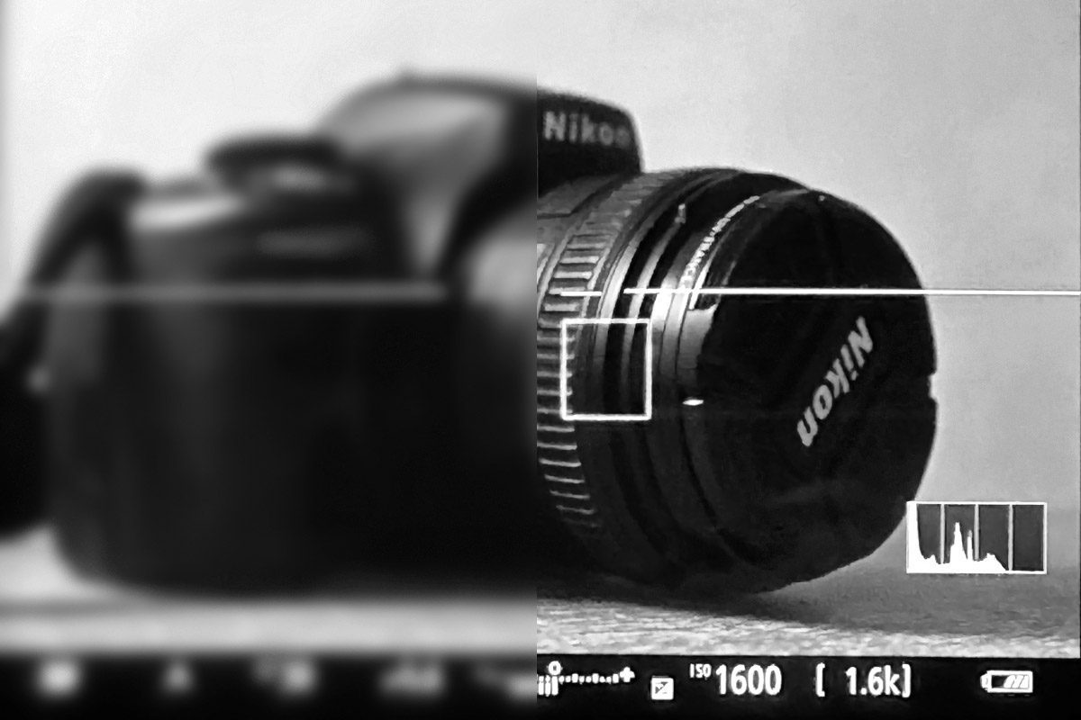 Zašto je slika mutna u tražilu fotoaparata