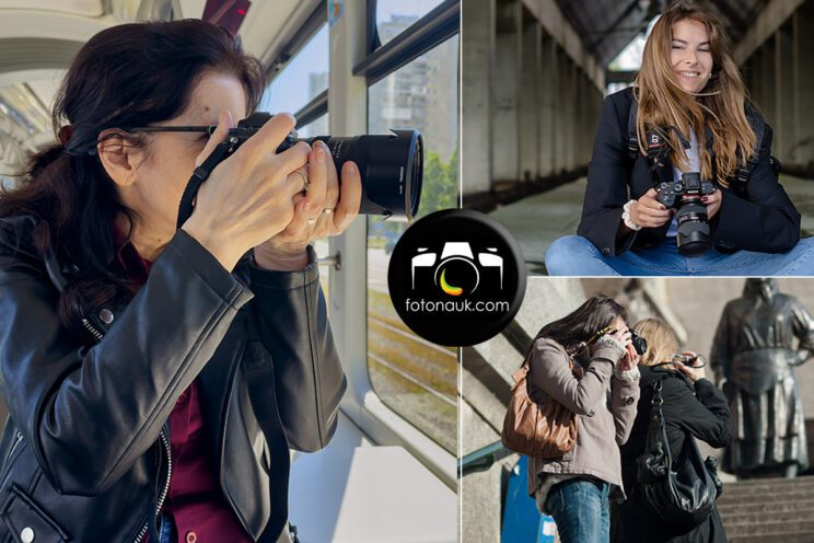 Polaznici praktičnog foto tečaja na terenu u Zagrebu uče fotografirati