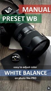 Fotonauk manual preset za WB Fotonauk manual preset za WB