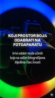 Fotonauk podešavanje prostora boja Fotonauk podešavanje prostora boja